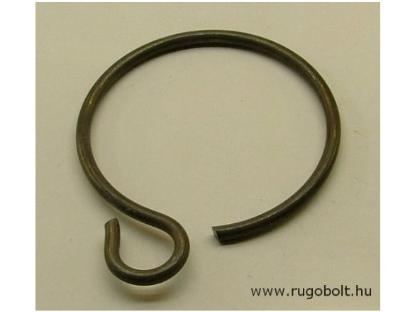 Biztosító gyűrű - 3x54 mm - gyűrű füllel - natúr