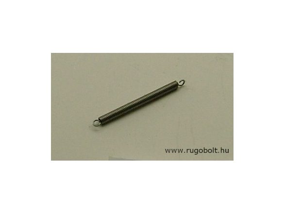 Húzórugó - 0,5x3,0x28 mm - A.32 - rozsdamentes (inox)