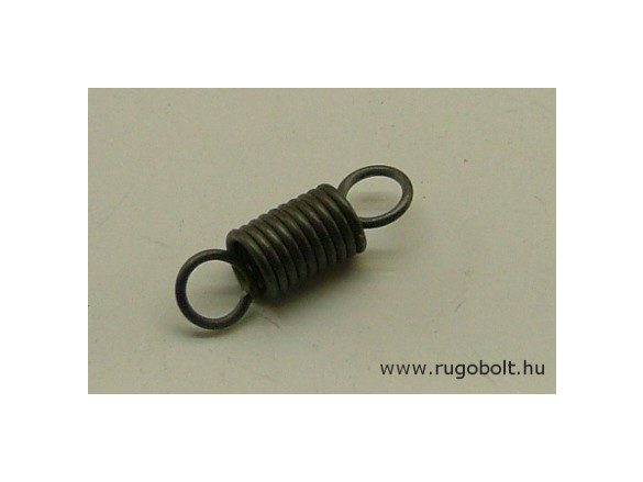 Húzórugó - 0,9x6,0x10 mm - A.19 - natúr - R: 4,58 N/mm - max.elmozdulás: 8,8 mm