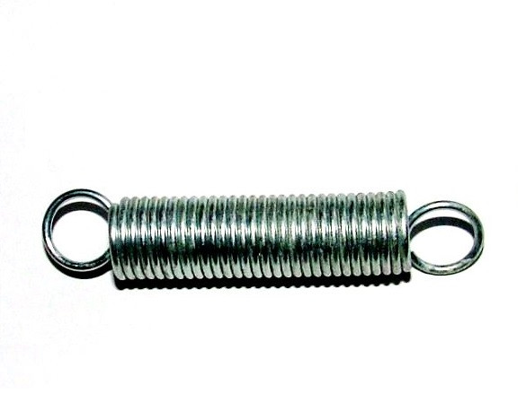 Húzórugó - 1,2x10x34 mm - A.52 - horganyzott - R: 1,03 N/mm - max.elmozdulás: 54 mm
