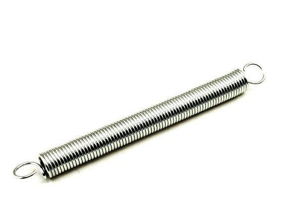 Húzórugó - 1,5x12,5x110 mm - A.132 - horganyzott - R: 0,531 N/mm - max.elmozdulás: 158 mm, ahol az erő: 84 N