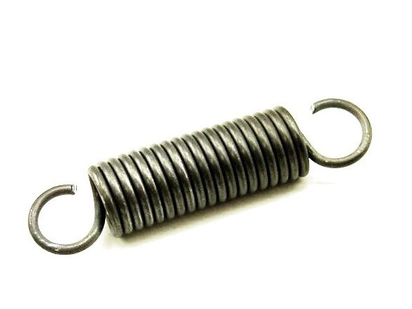 Húzórugó - 2,5x17,5x47 mm - A.78 - natúr - R: 6,2 N/mm - max.elmozdulás: 40 mm, ahol az erő: 250 N