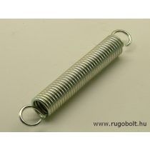   Húzórugó - 2,5x18x95 mm - A.125 - horganyzott - R: 2,8 N/mm - max.elmozdulás: 86 mm Erő: 244 N