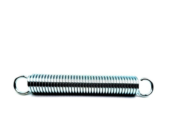 Húzórugó - 2,5x18x95 mm - A.125 - horganyzott - R: 2,8 N/mm - max.elmozdulás: 86 mm Erő: 244 N