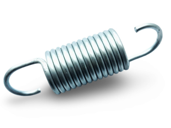 Húzórugó - 2,5x20x35 mm - A.70 - horganyzott - R: 5,3 N/mm - max.elmozdulás: 40 mm, ahol az erő: 221 N