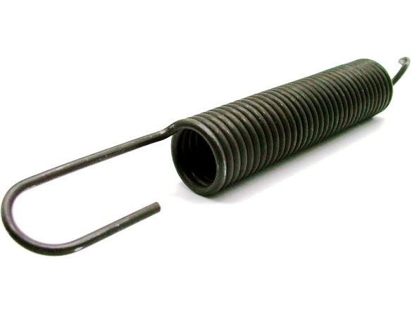 Húzórugó - 3,2x24,8x106 mm - A.196 natúr - aszimmetrikus fülek 90 fokban