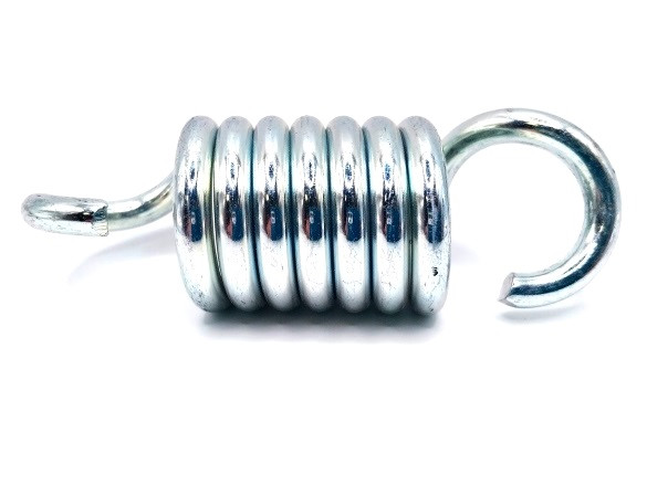 Hintaágy húzórugó (bútorrugó) - 6,0x34x47 mm - A.90. - (fülek 90 fokban) - horganyzott
