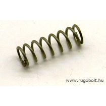   Nyomórugó - 1,2x10,5x30 mm - menetszám: 1+6,5+1 - rozsdamentes (inox) 