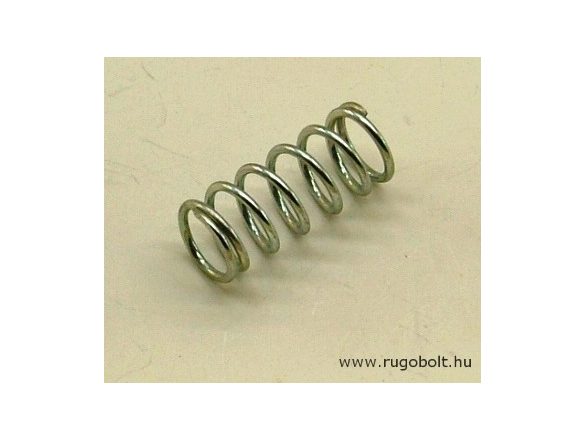 Nyomórugó - 1,2x11x25 mm - menetszám: 1+5+1 - horganyzott 