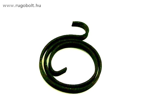 Zárcímkébe építhető kilincs emelő zárrugó - 1,0x3,0 mm (anyagvastagság - szélesség) - külső átmérő:28 mm - natúr
