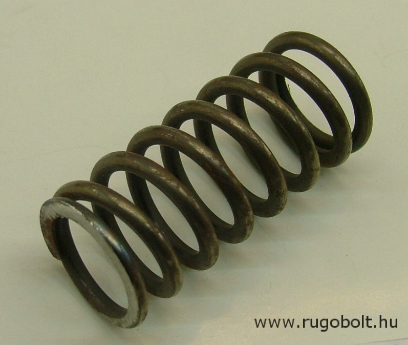 Nyomórugó - 4,0x32x70 mm - menetszám: 1+6+1 - natúr - R:19,8 N/mm - max.elmozdulás: 33,8 mm, ahol az erő: 669 N